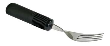 Good Grips Besteck biegsame Gabel, schwarz